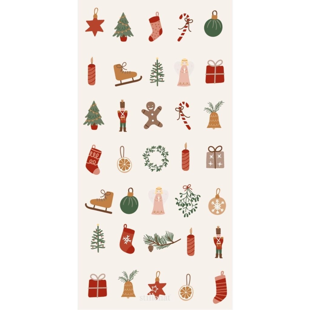 IB Laursen Servietten 10x20 cm Weihnachtsmotive My Nostalgic Christmas Preview Image