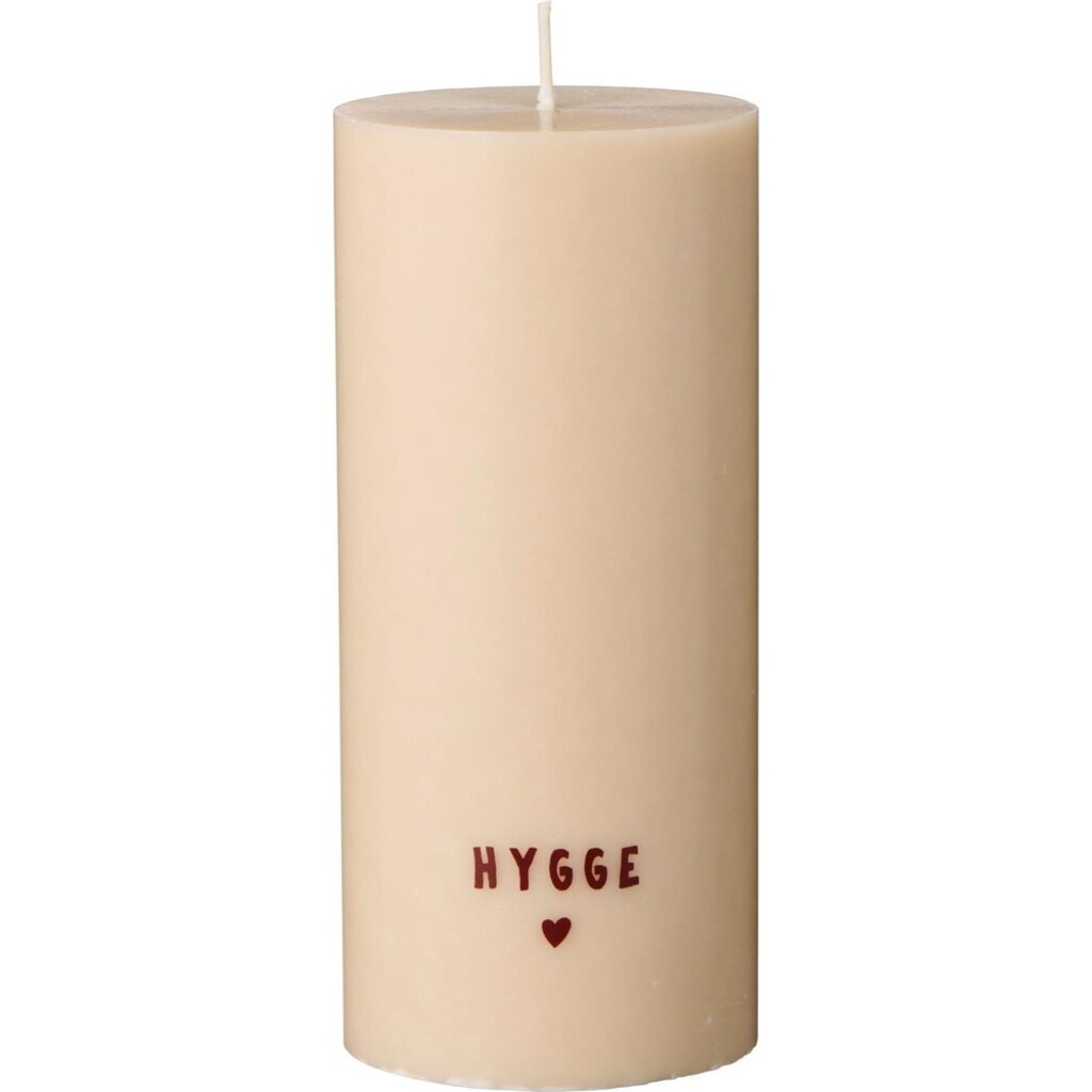 IB Laursen Stumpenkerze mit Hygge Aufschrift Preview Image