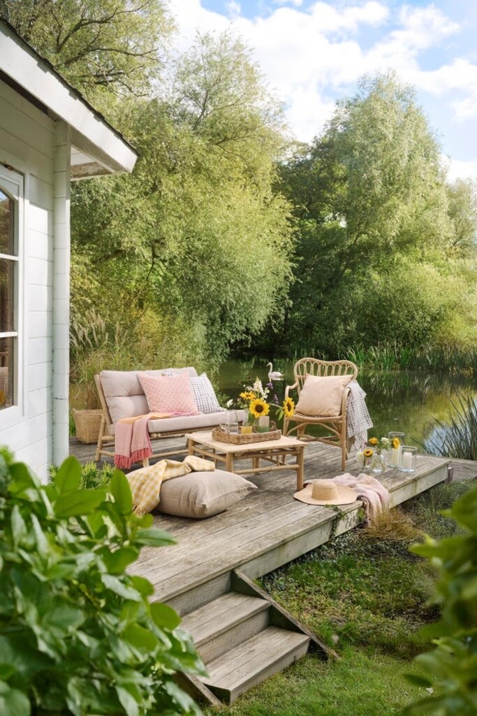 IB Laursen Rattan-Tablett Länglich mit Henkeln online kaufen bei SKANDEKO (Ansicht 2)