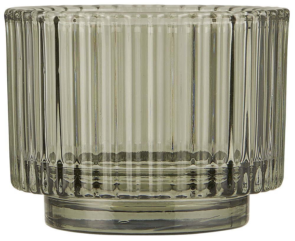 Teelichtglas gerillt Valencia Narrow