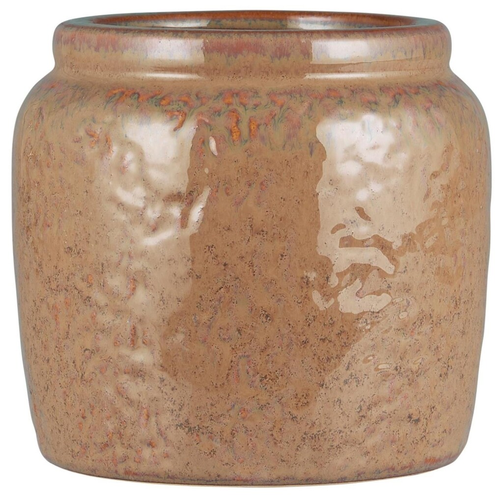 Terrakotta Blumentopf mit Kante clay