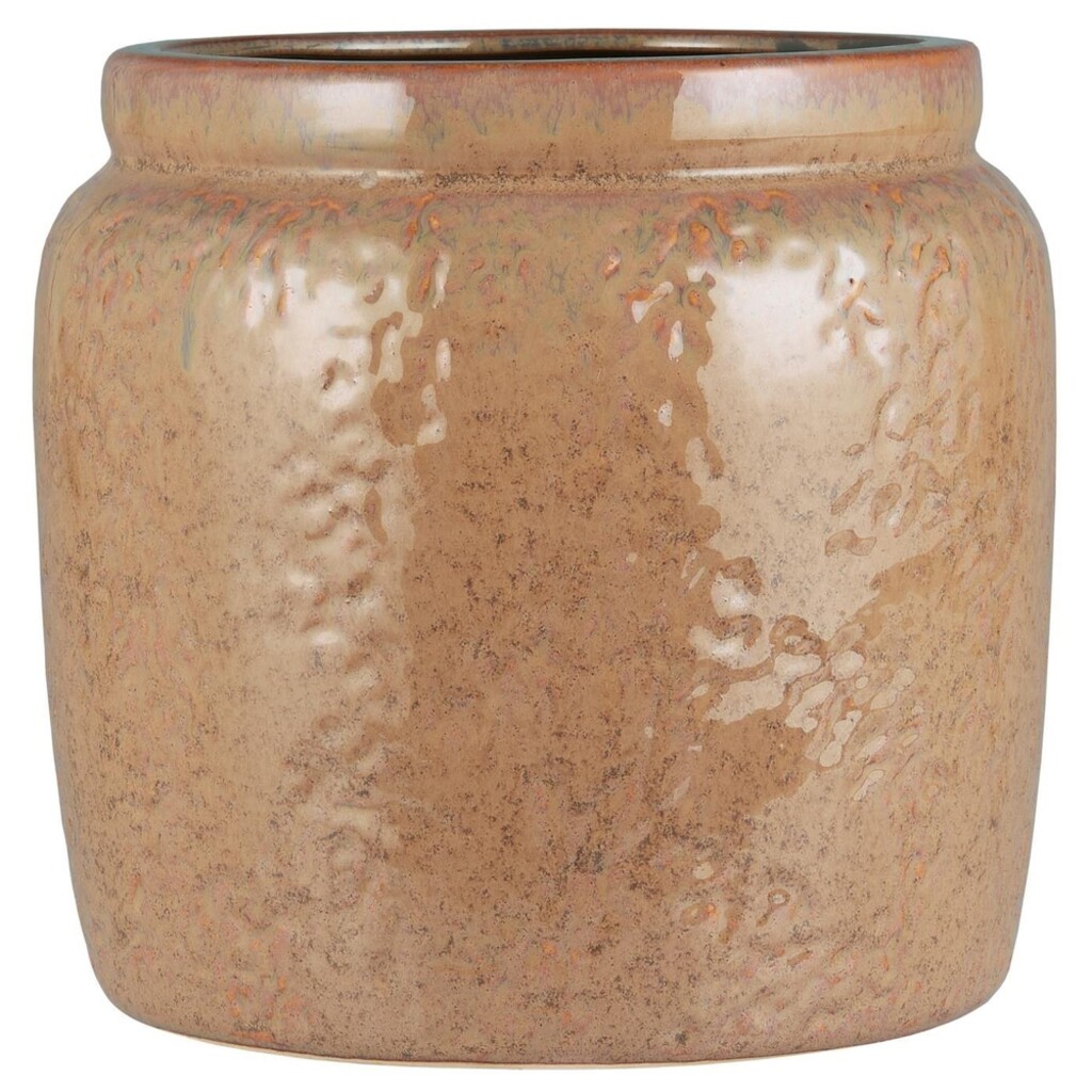 Terrakotta Blumentopf mit Kante clay