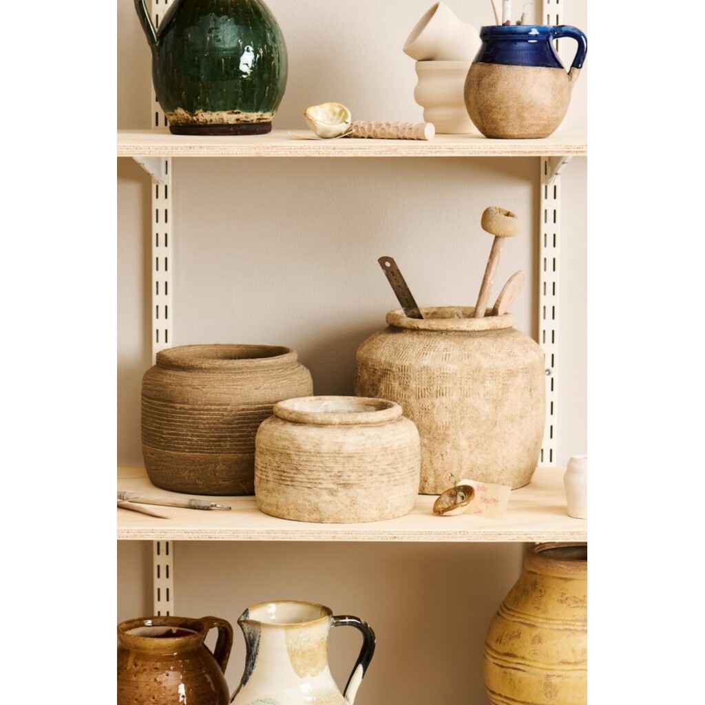 IB Laursen Topf Athen mit Rillen Sanddunkel online kaufen bei SKANDEKO (Ansicht 2)