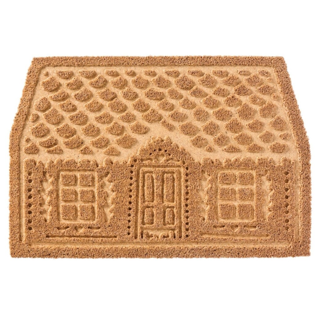 IB Laursen Türmatte eingeprägtes Weihnachtshaus, Fußmatte Weihnachten Preview Image