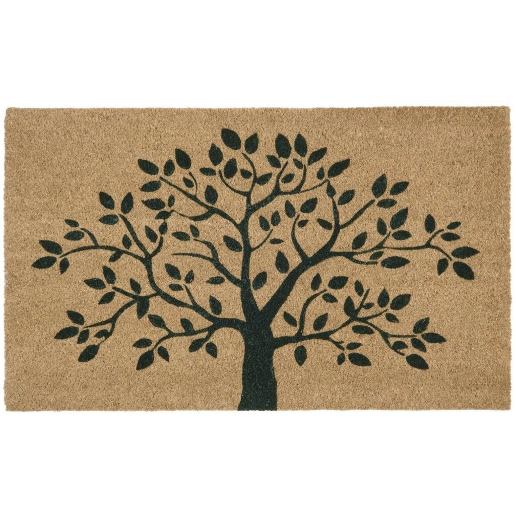Ib Laursen Türmatte Fußmatte mit Baum Motiv, Kokos Preview Image