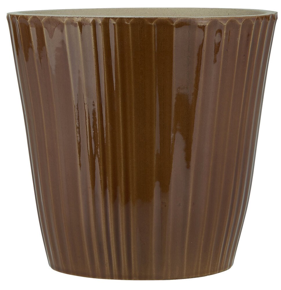 Übertopf konisch mit Rillen