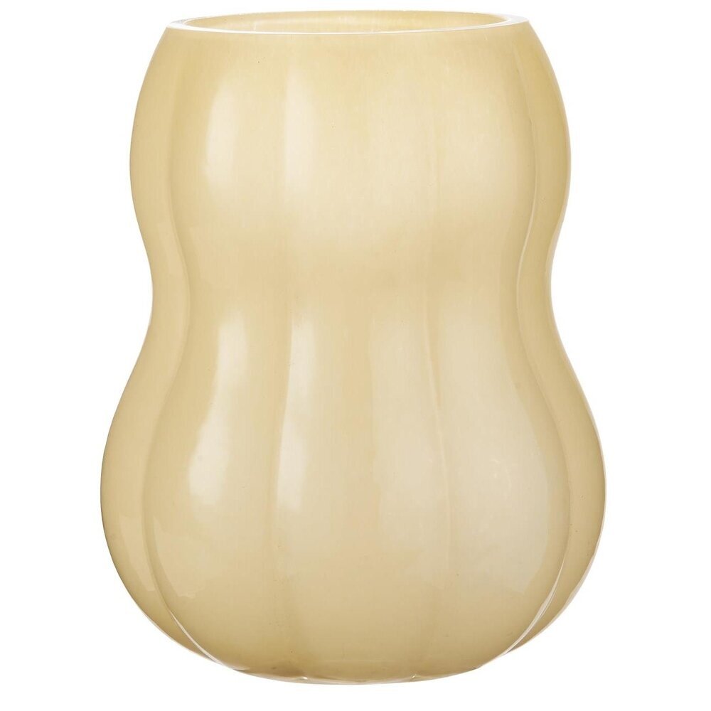 IB Laursen Vase mit Rillen Veneto durchgefärbtes Glas Preview Image