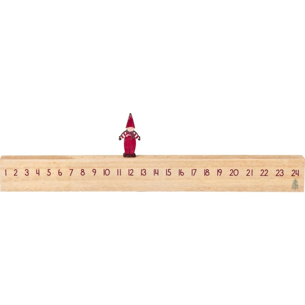 Weihnachtskalender 1-24 aus Holz