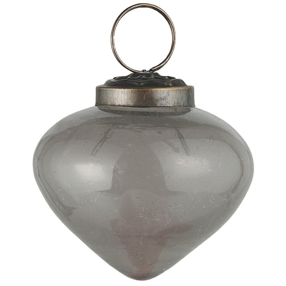 Weihnachtskugel bubbled Glas zwiebelförmig