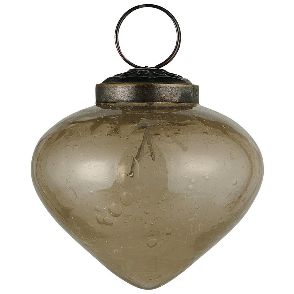 Weihnachtskugel bubbled Glas zwiebelförmig