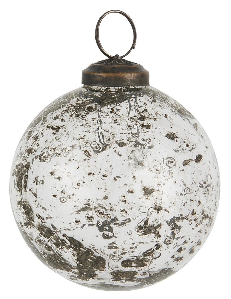 Ib Laursen Weihnachtskugel Glas pebbled, Bild 6