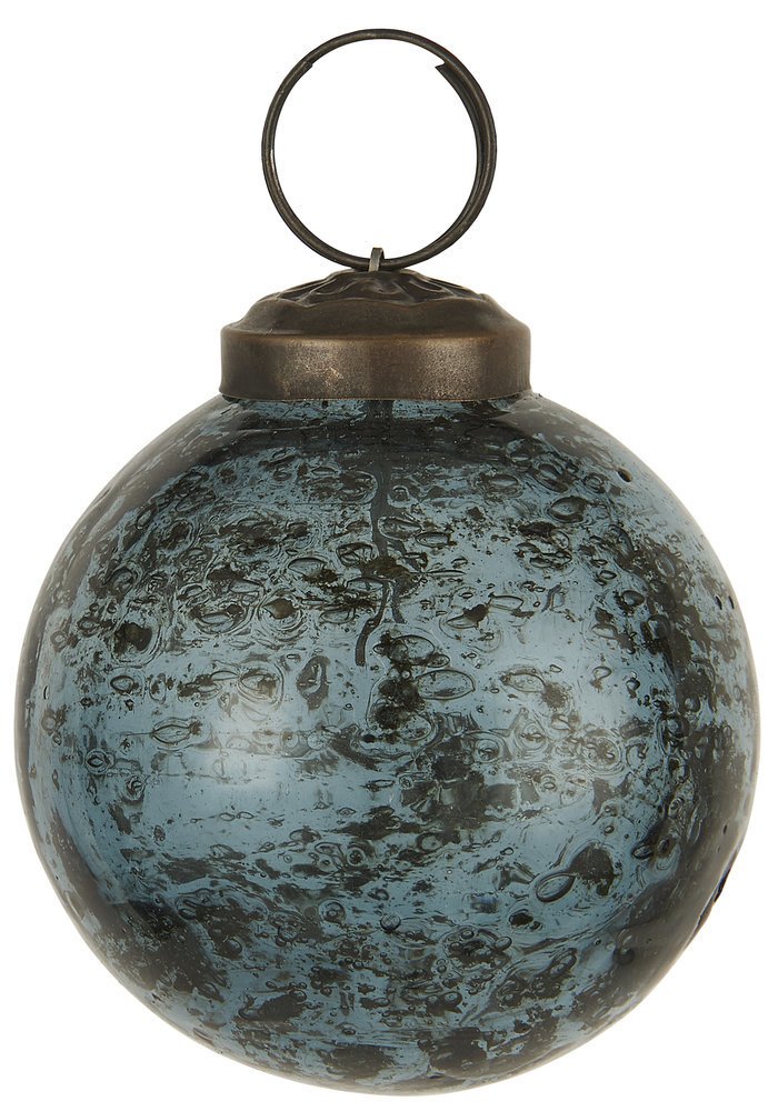 IB Laursen Weihnachtskugel Glas pebbled