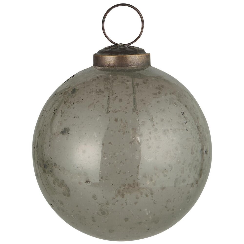 IB Laursen Weihnachtskugel Glas pebbled