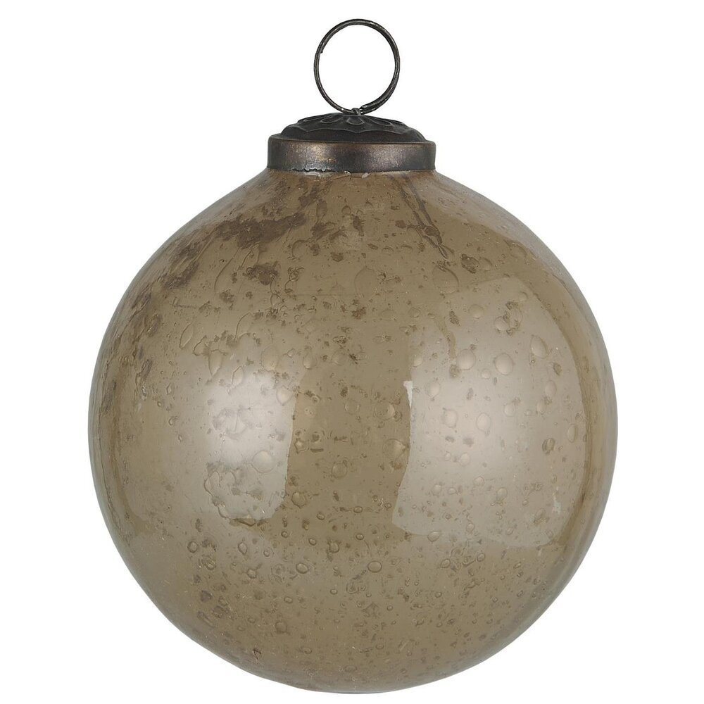 IB Laursen Weihnachtskugel Glas pebbled