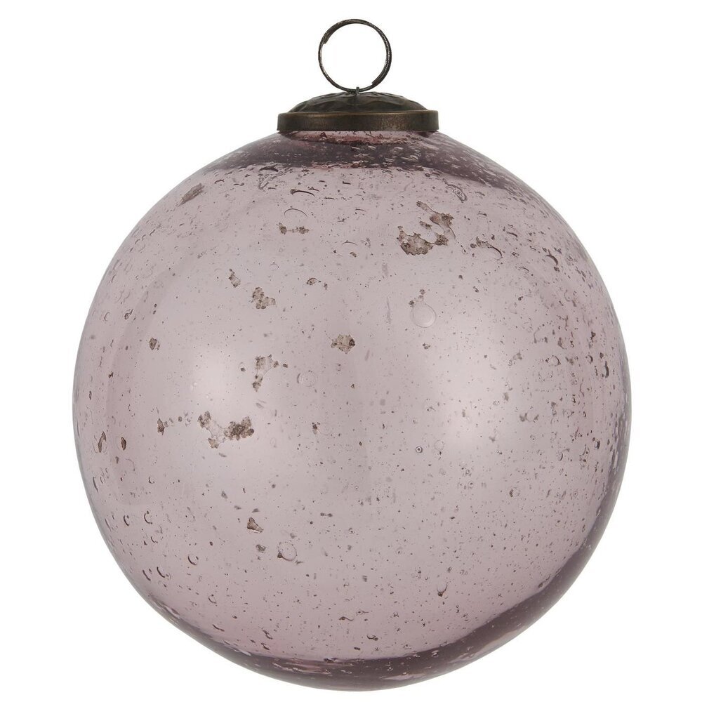 IB Laursen Weihnachtskugel Glas pebbled