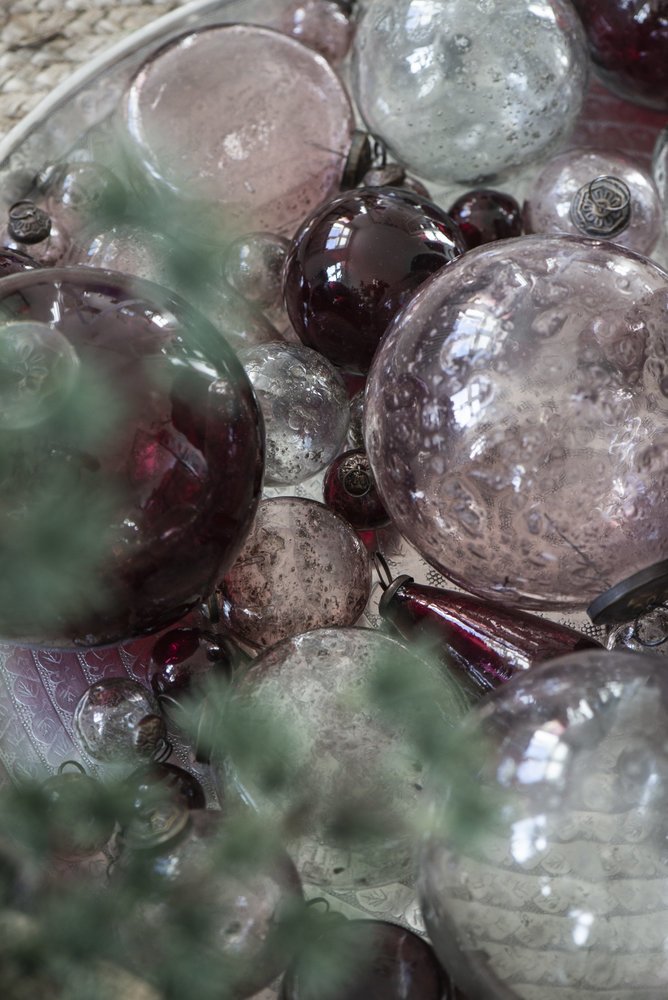 Impressionen zu Ib Laursen Weihnachtskugel Glas pebbled, Bild 6