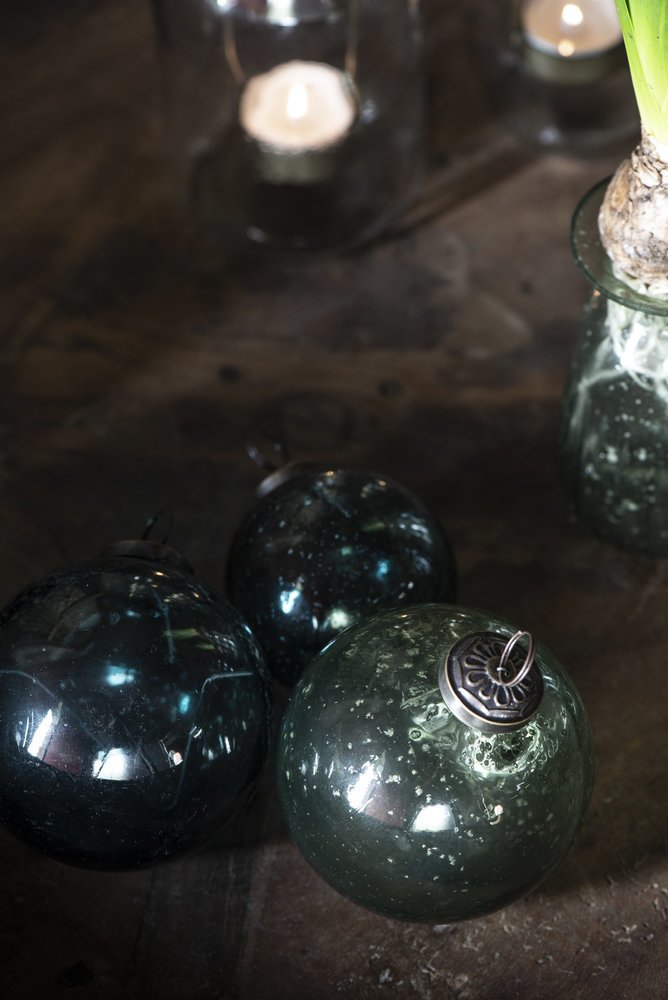 Impressionen zu Ib Laursen Weihnachtskugel Glas pebbled, Bild 7