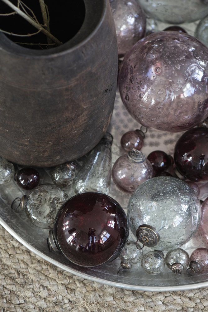 Impressionen zu Ib Laursen Weihnachtskugel Glas pebbled, Bild 9
