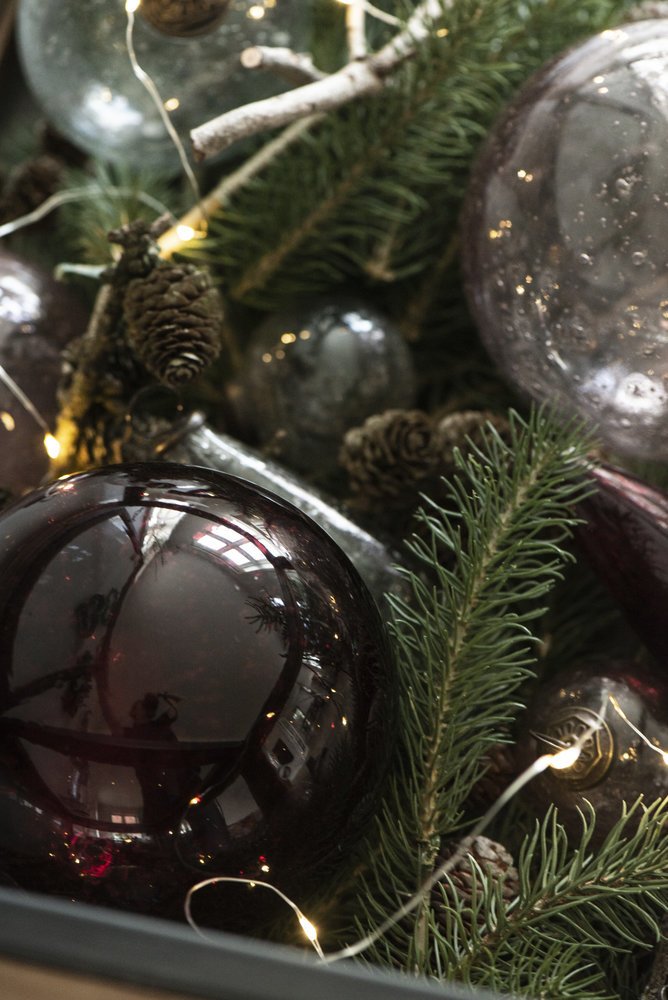 Impressionen zu Ib Laursen Weihnachtskugel Glas pebbled, Bild 11