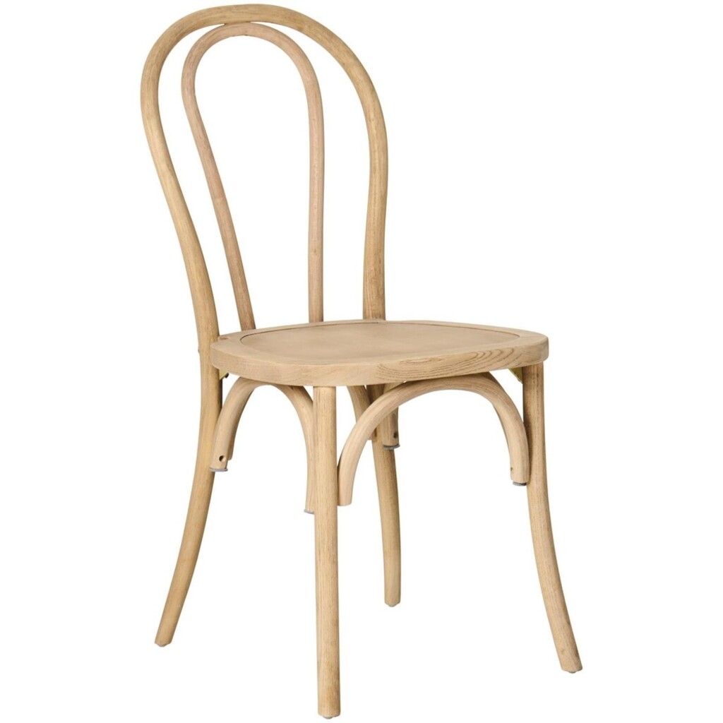 IB Laursen Wiener-Stuhl mit Holzsitz, stapelbar online kaufen bei SKANDEKO