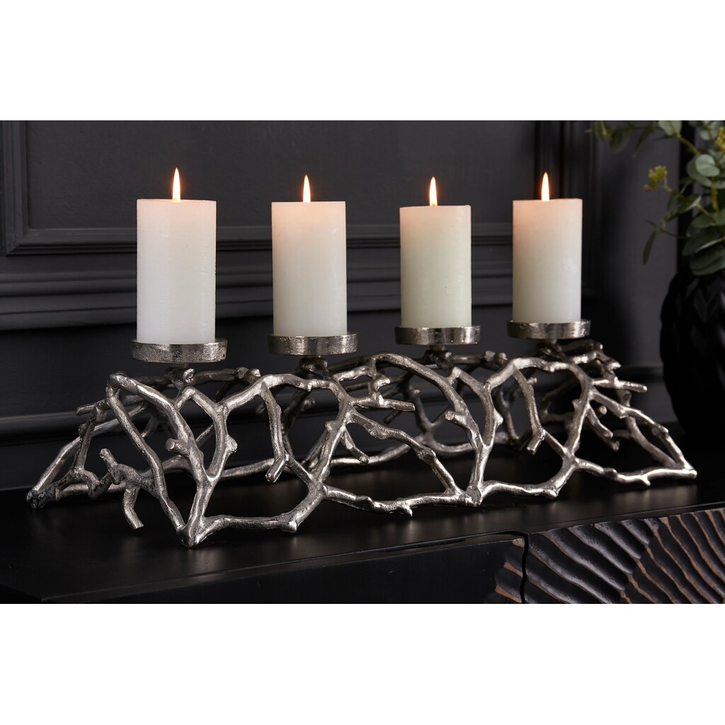 4-fach Kerzenhalter Abstract