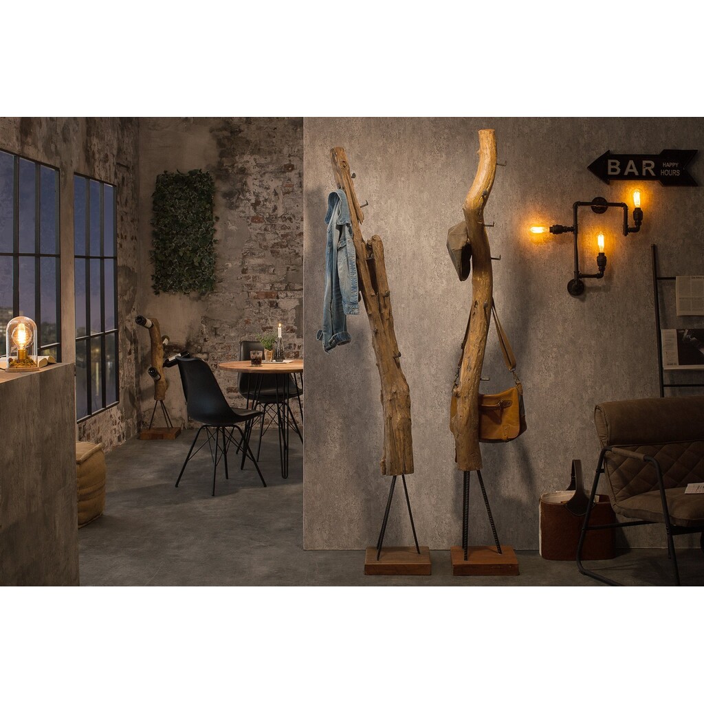 Invicta Bodengarderobe Hemingway 200cm Teakholz Preview Image