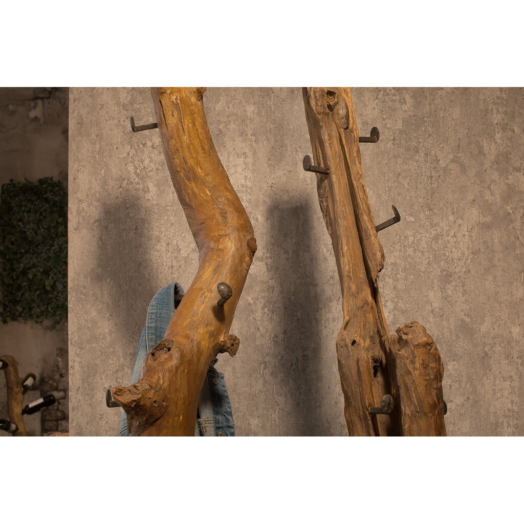 Bodengarderobe Hemingway 200cm Teakholz