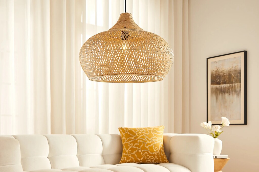 Invicta Pendelleuchte Organic Living 7 Bambus Preview Image
