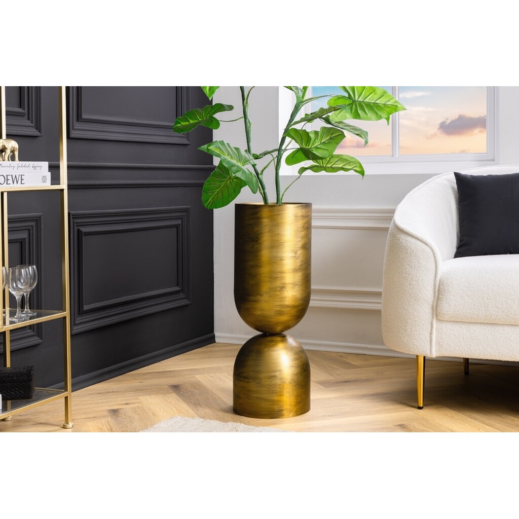 Invicta SANDGLASS Bodenvase XL Eisen Schwarz