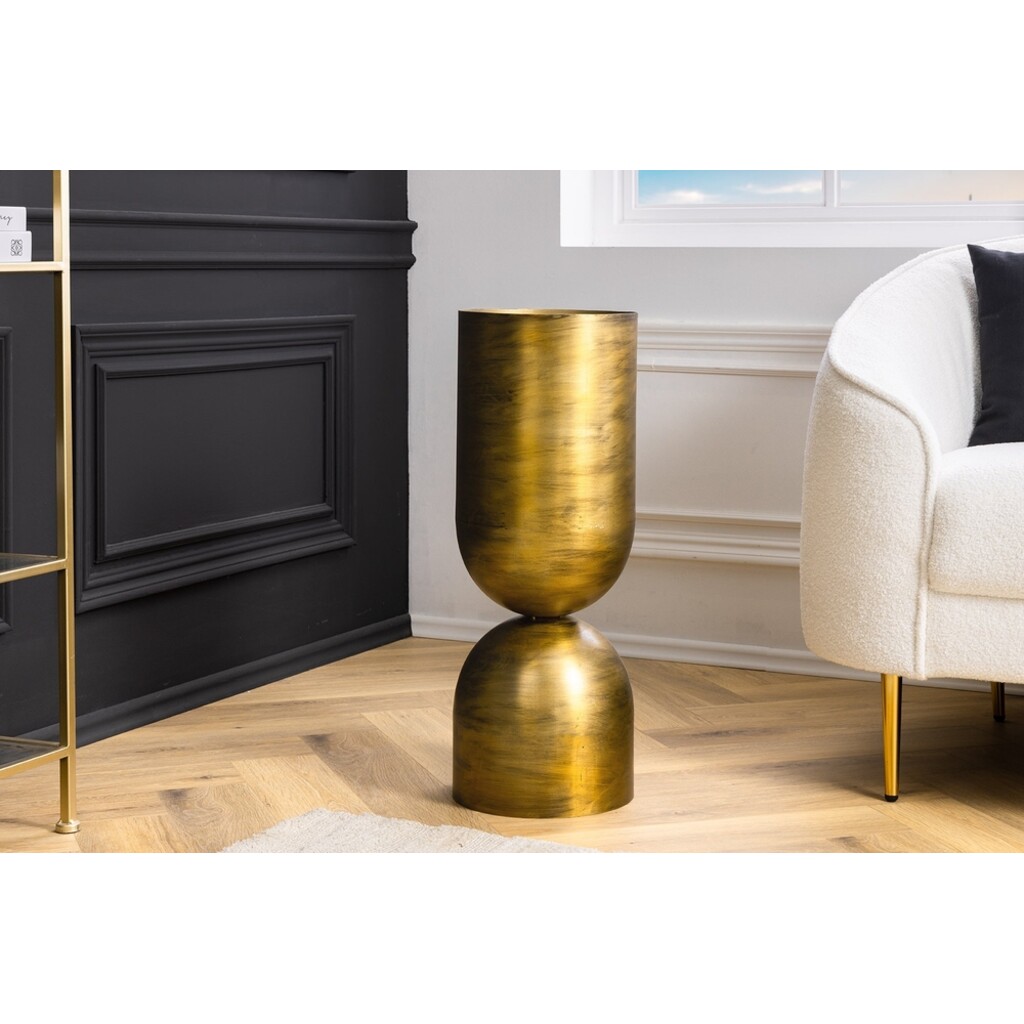 Invicta SANDGLASS Bodenvase XL Eisen Schwarz