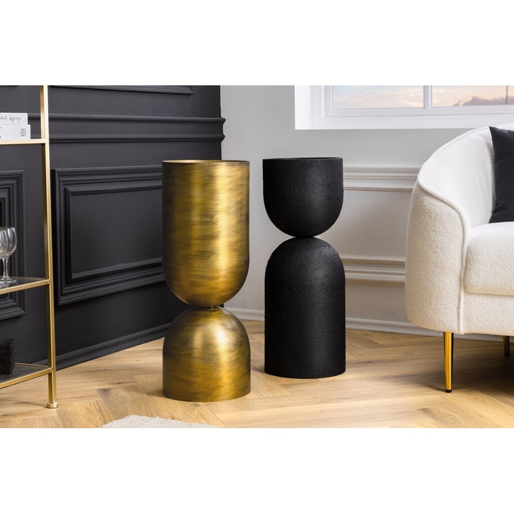 Invicta Interior Invicta SANDGLASS Bodenvase XL Eisen Schwarz online kaufen bei SKANDEKO (Ansicht 2)