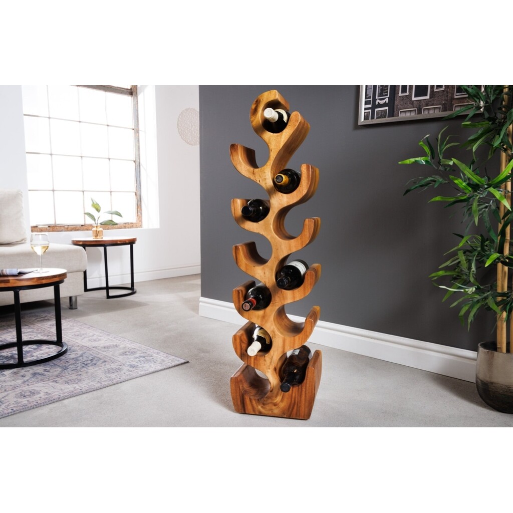 Invicta Weinregal Arte Suarholz Handgefertigtes Unikat online kaufen bei SKANDEKO (Ansicht 2)