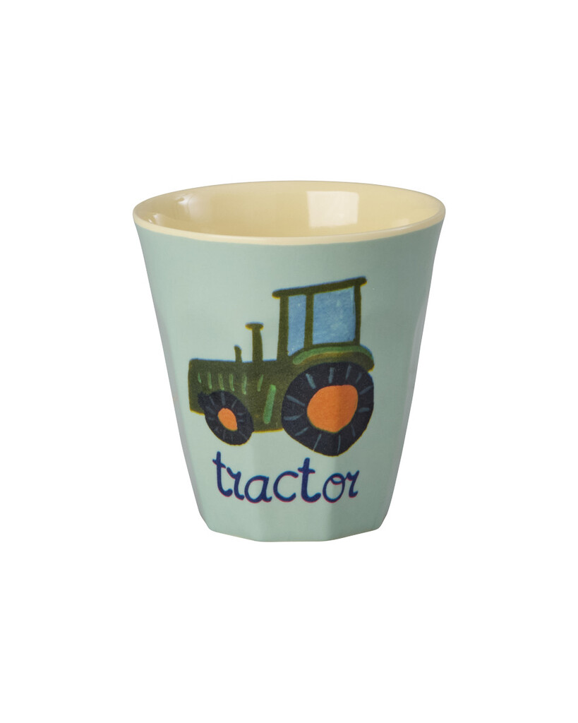RICE Melamin Kinderbecher 6er Set Small ABC Print