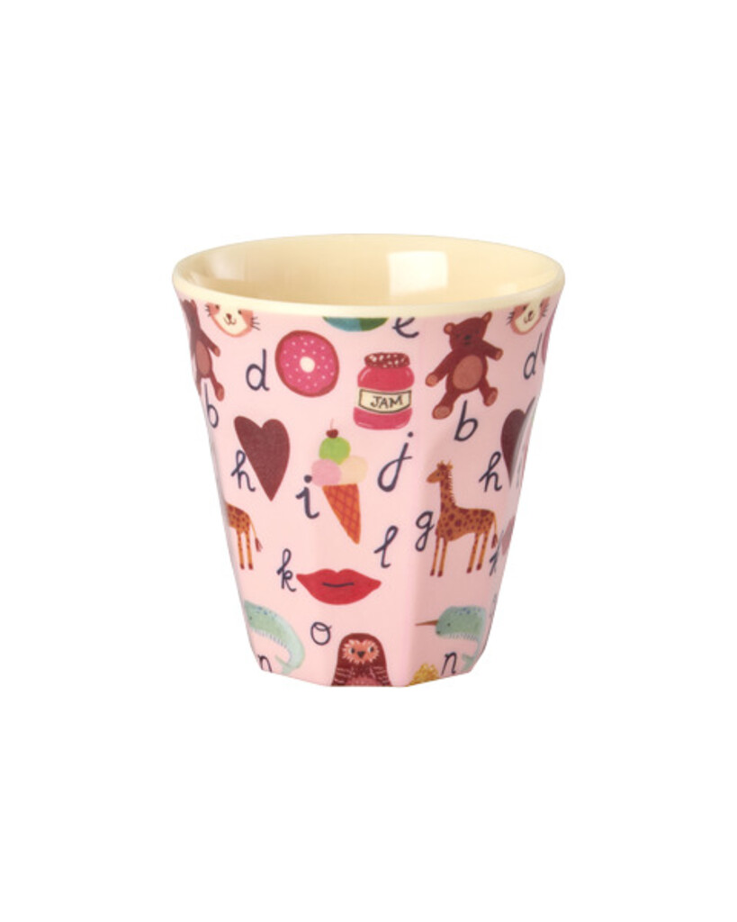 RICE Kleiner Melamin Kinderbecher ABC 160 ml online kaufen bei SKANDEKO