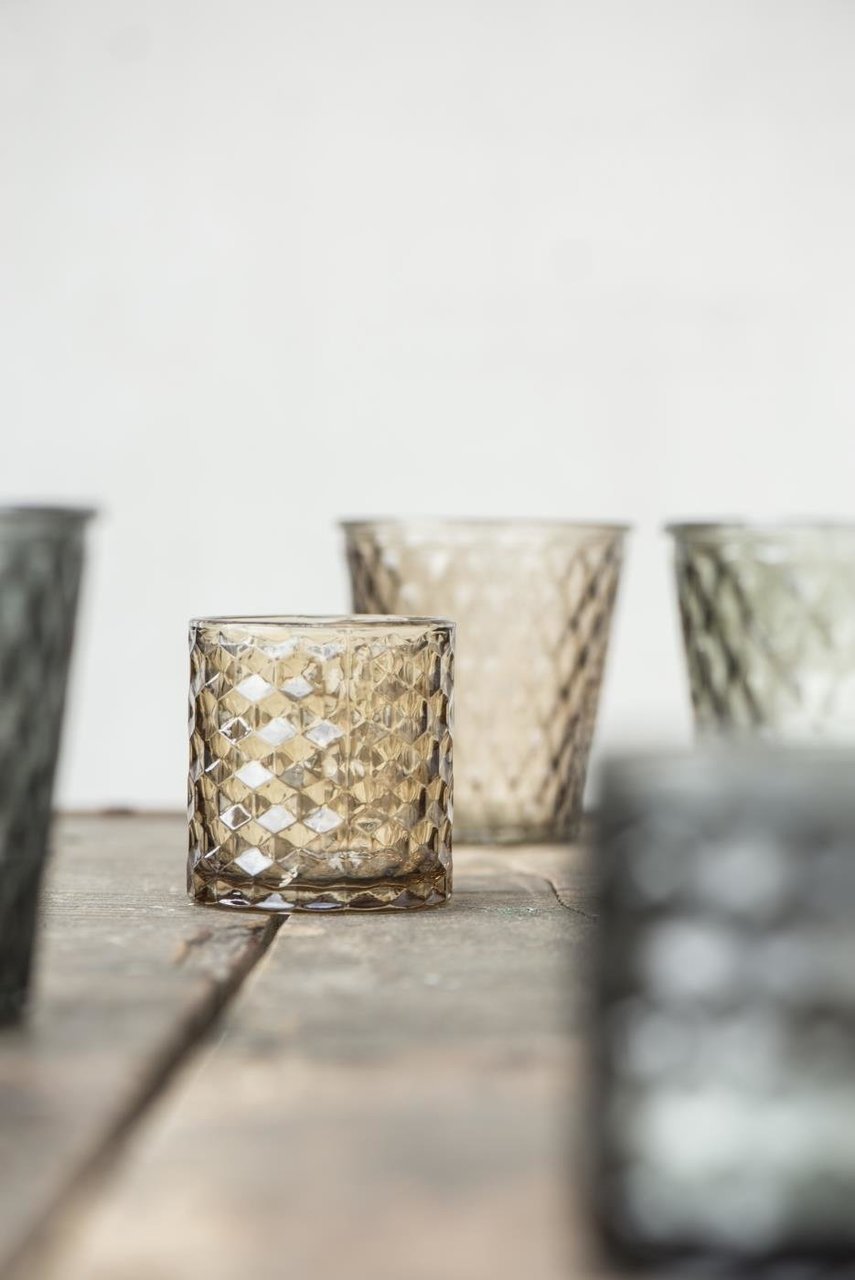 IB Laursen Kerzenhalter für Teelicht farbig Glas Preview Image