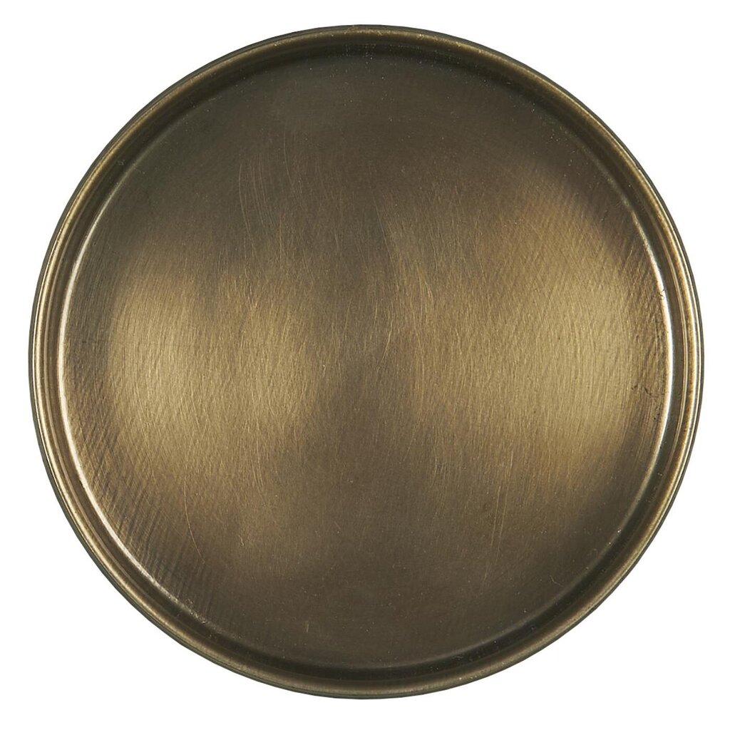 Kerzentablett aus Metall mit Kante