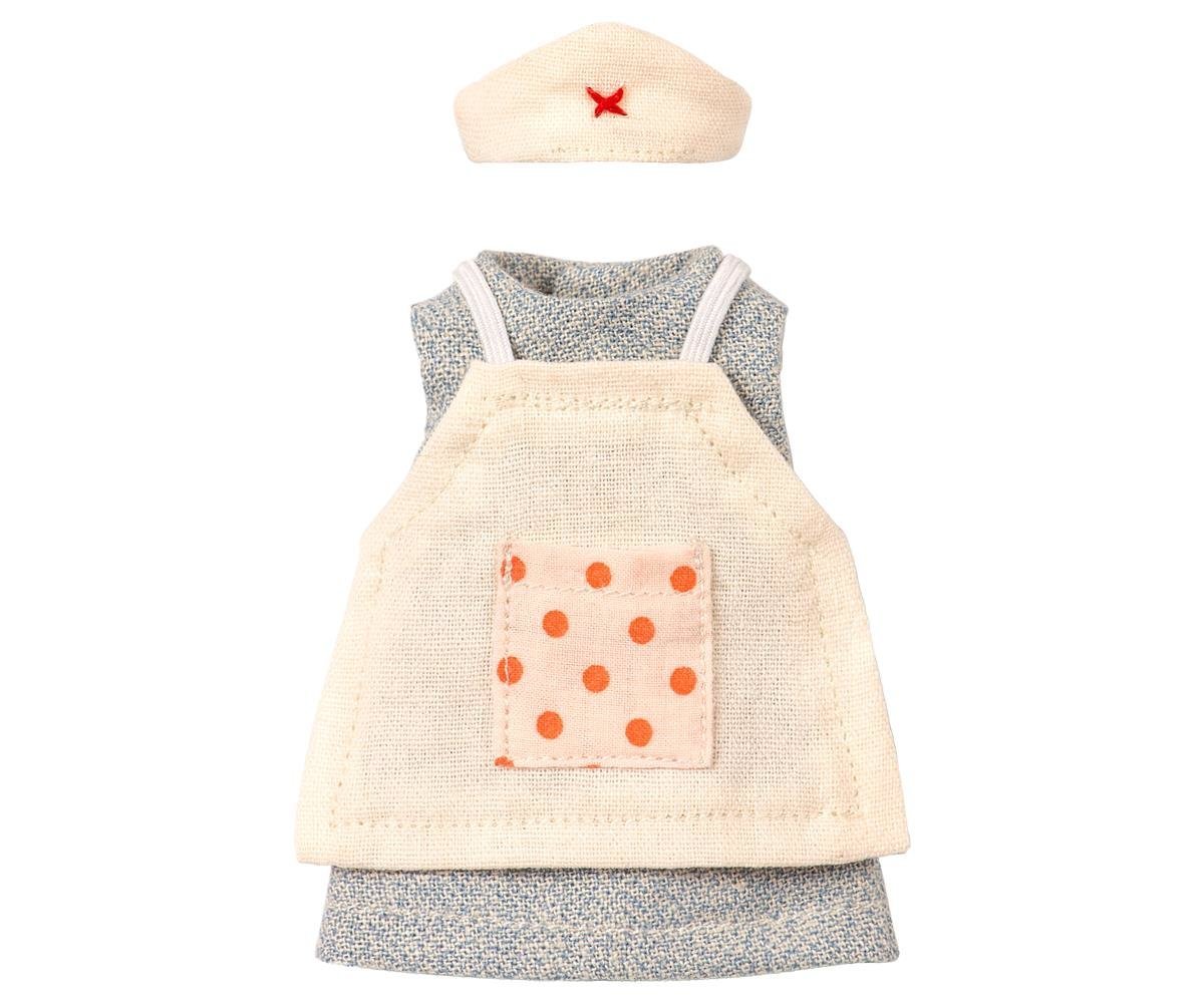 Krankenschwester Kleidung für Maileg Mama Maus