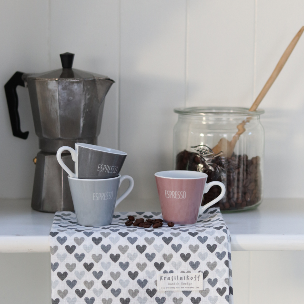 Krasilnikoff Espresso Tasse mit Espresso Aufschrift Preview Image