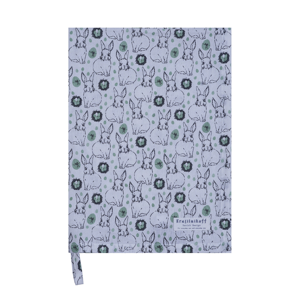 Krasilnikoff Geschirrhandtuch Bunnies And Eggs online kaufen bei SKANDEKO