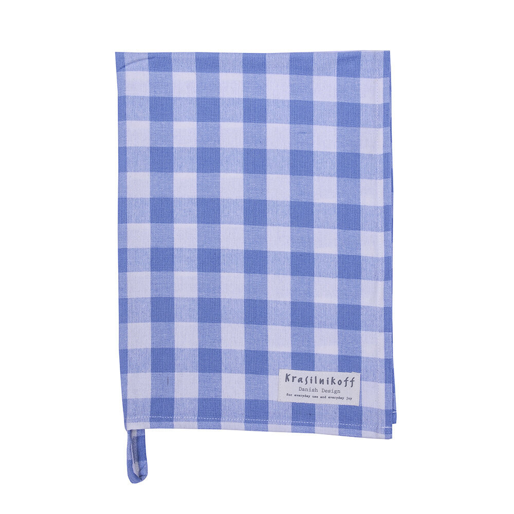 Geschirrhandtuch groß kariert aus Baumwolle