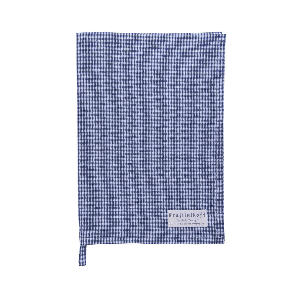 Geschirrhandtuch kleinkariert aus Baumwolle