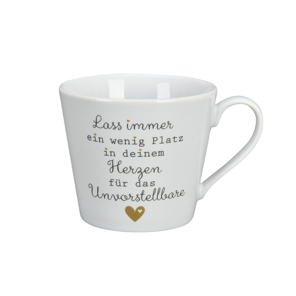 Krasilnikoff Happy Cup, Lass immer ein wenig Platz in deinem Herzen Preview Image