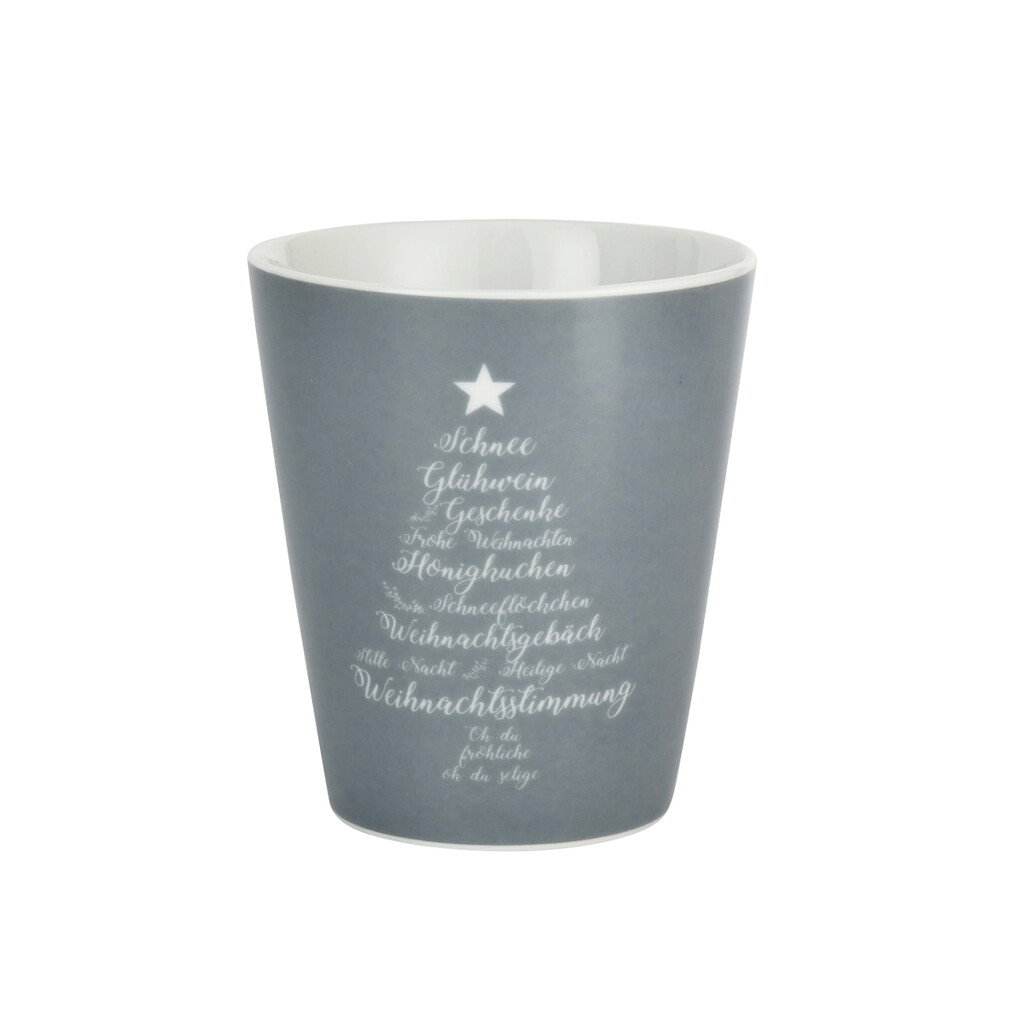 Krasilnikoff Happy Mug Becher Christmas Words Preview Image