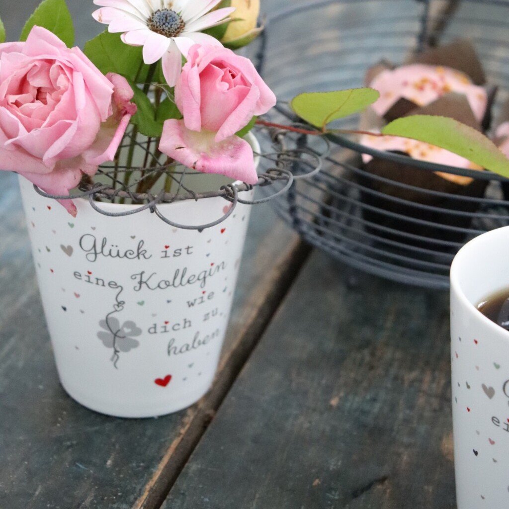 Krasilnikoff Happy Mug Becher, Glück ist eine Kollegin wie Dich zu haben online kaufen bei SKANDEKO (Ansicht 2)