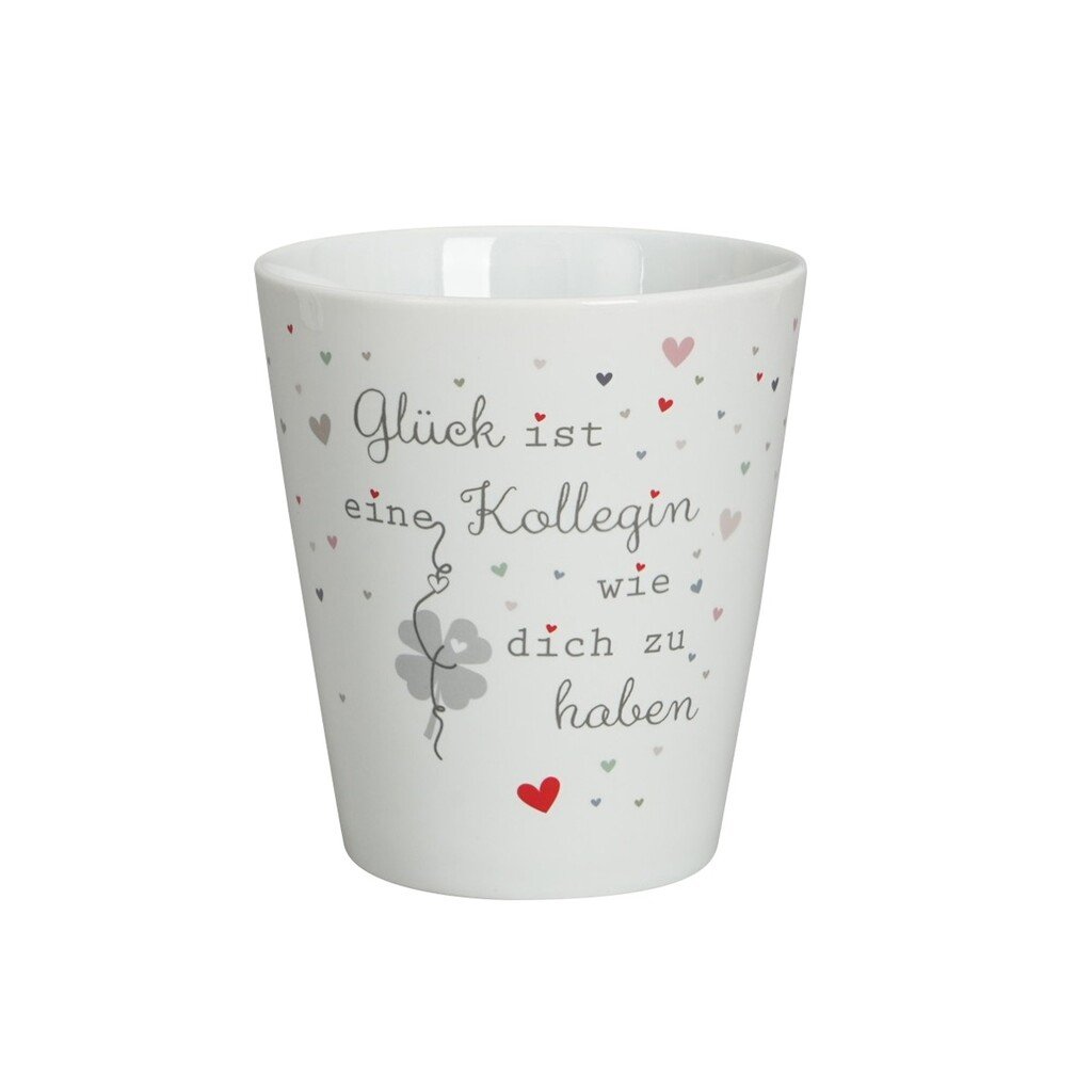 Krasilnikoff Happy Mug Becher, Glück ist eine Kollegin wie Dich zu haben online kaufen bei SKANDEKO