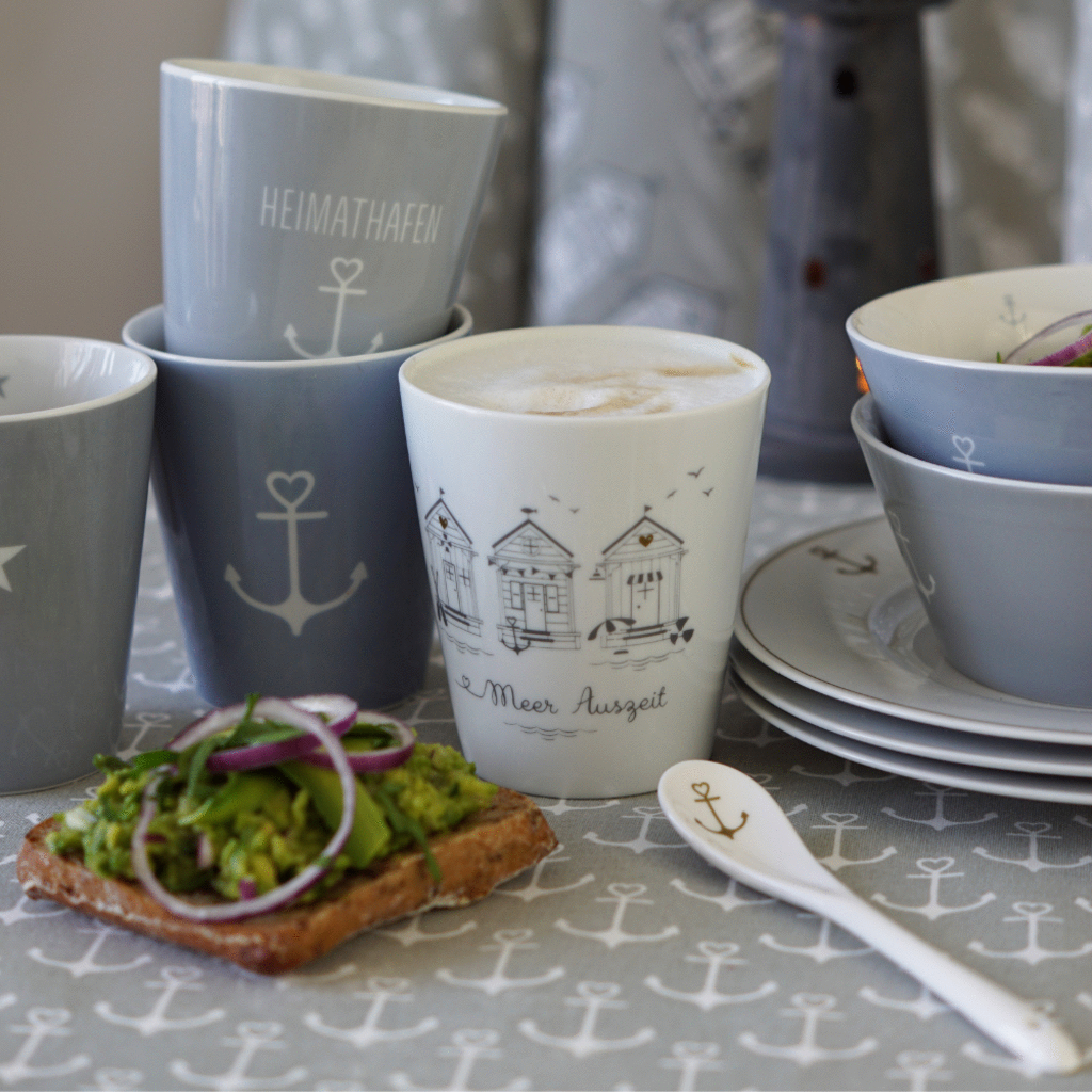 Krasilnikoff Happy Mug Becher, Meer Auszeit Preview Image