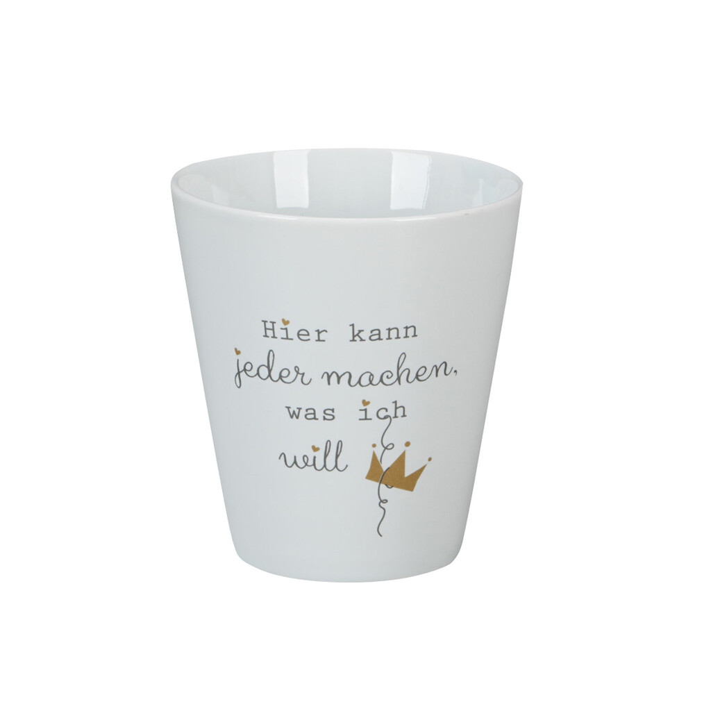 Krasilnikoff Happy Mug Hier kann jeder machen, was ich will online kaufen bei SKANDEKO