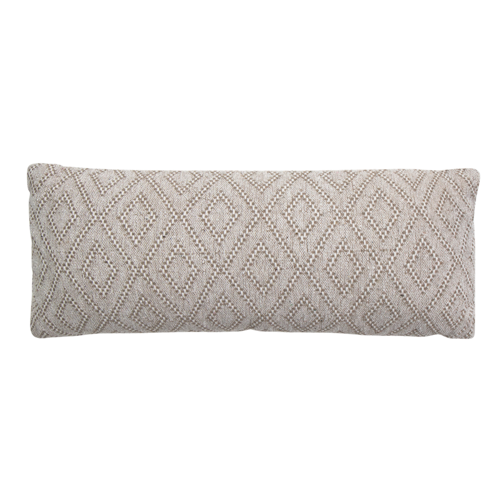 Längliches Kissen mit Harlekinmuster