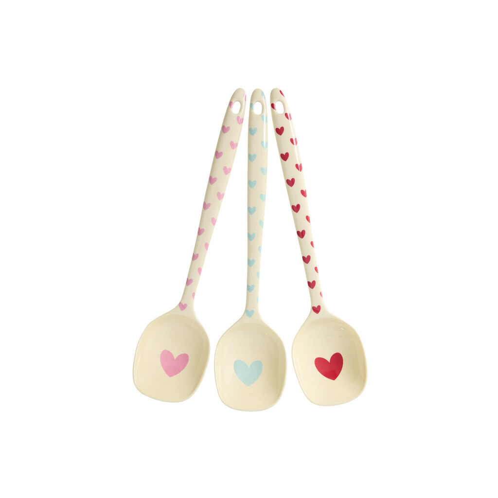 RICE Melamin Kochlöffel Favorite Hearts 3er online kaufen bei SKANDEKO