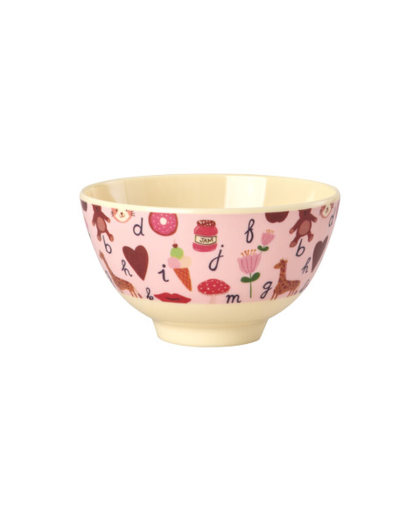 RICE Melamin Kinder Schale ABC